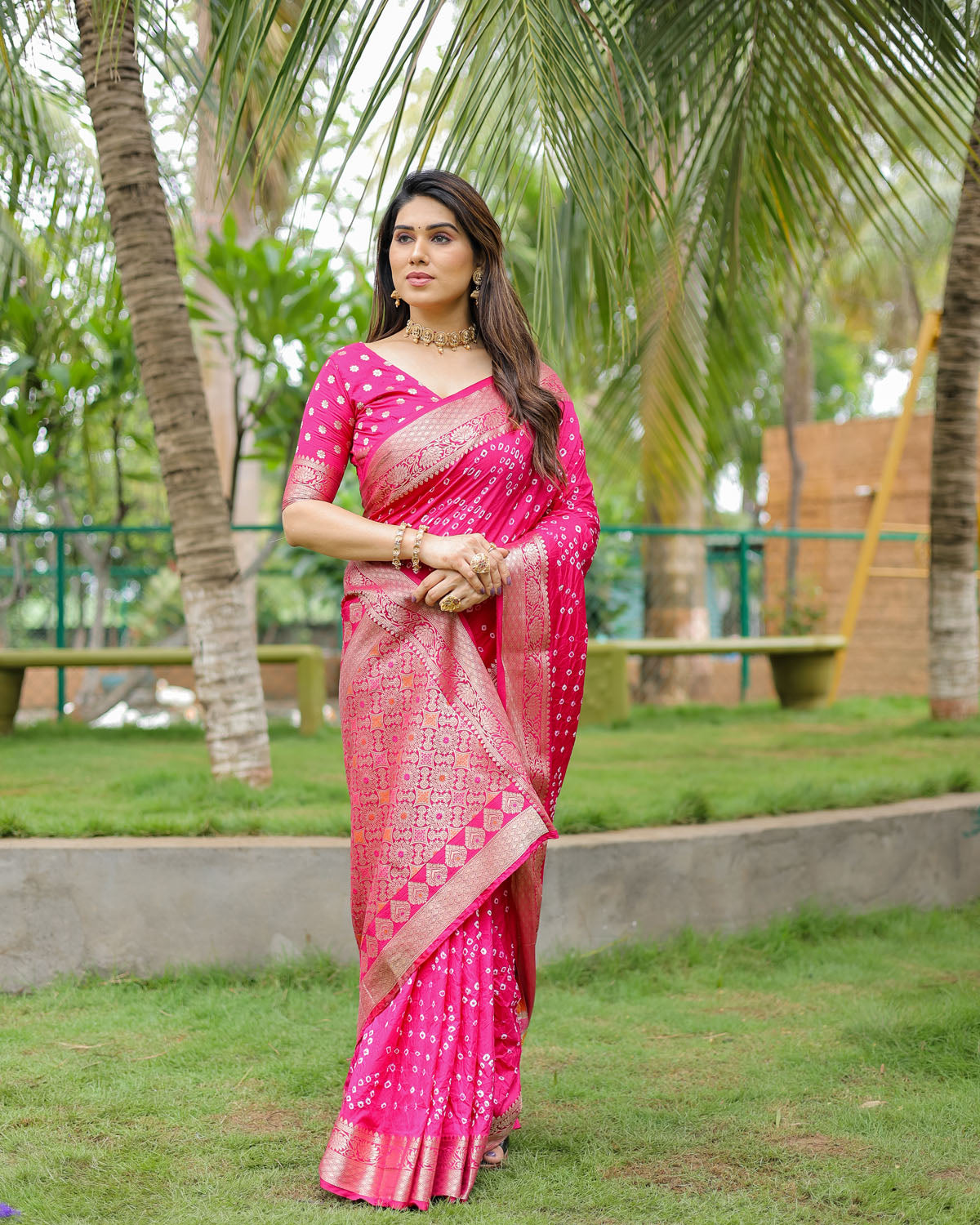 Exclusive unique designer Bandhej collection at budget range