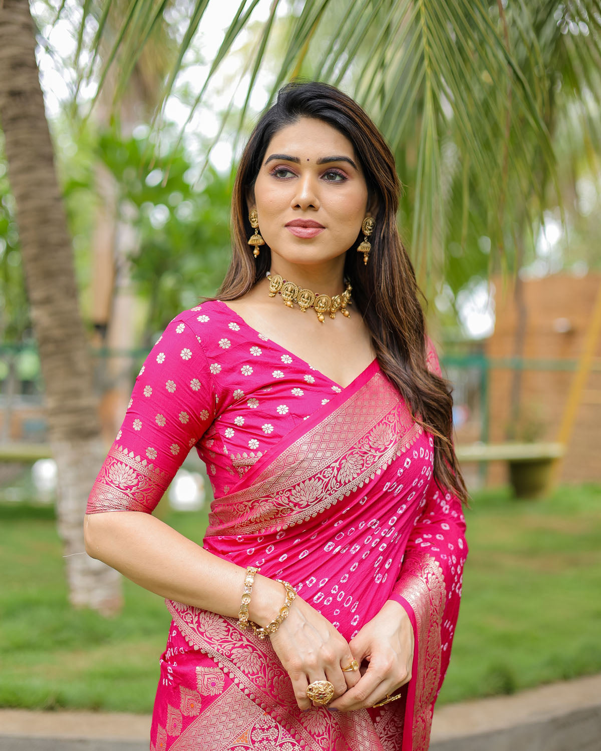 Exclusive unique designer Bandhej collection at budget range