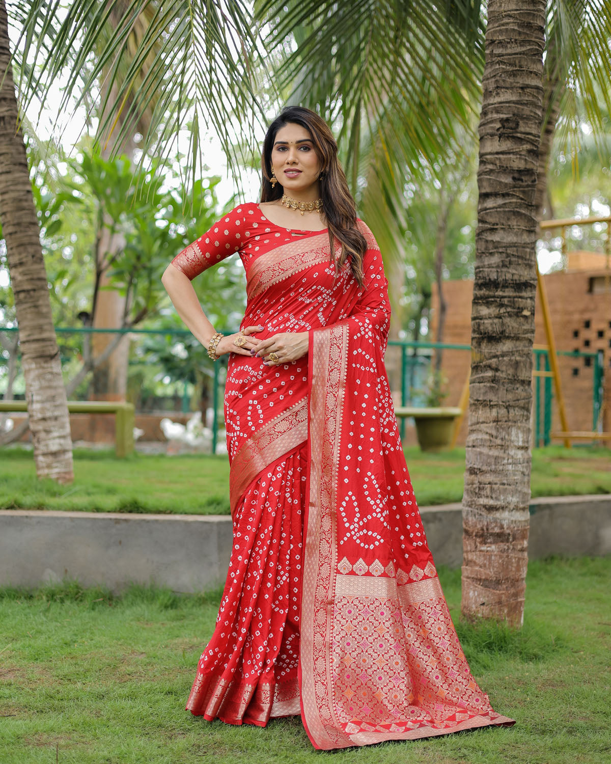 Exclusive unique designer Bandhej collection at budget range
