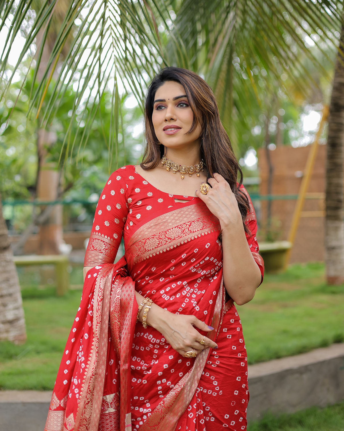 Exclusive unique designer Bandhej collection at budget range