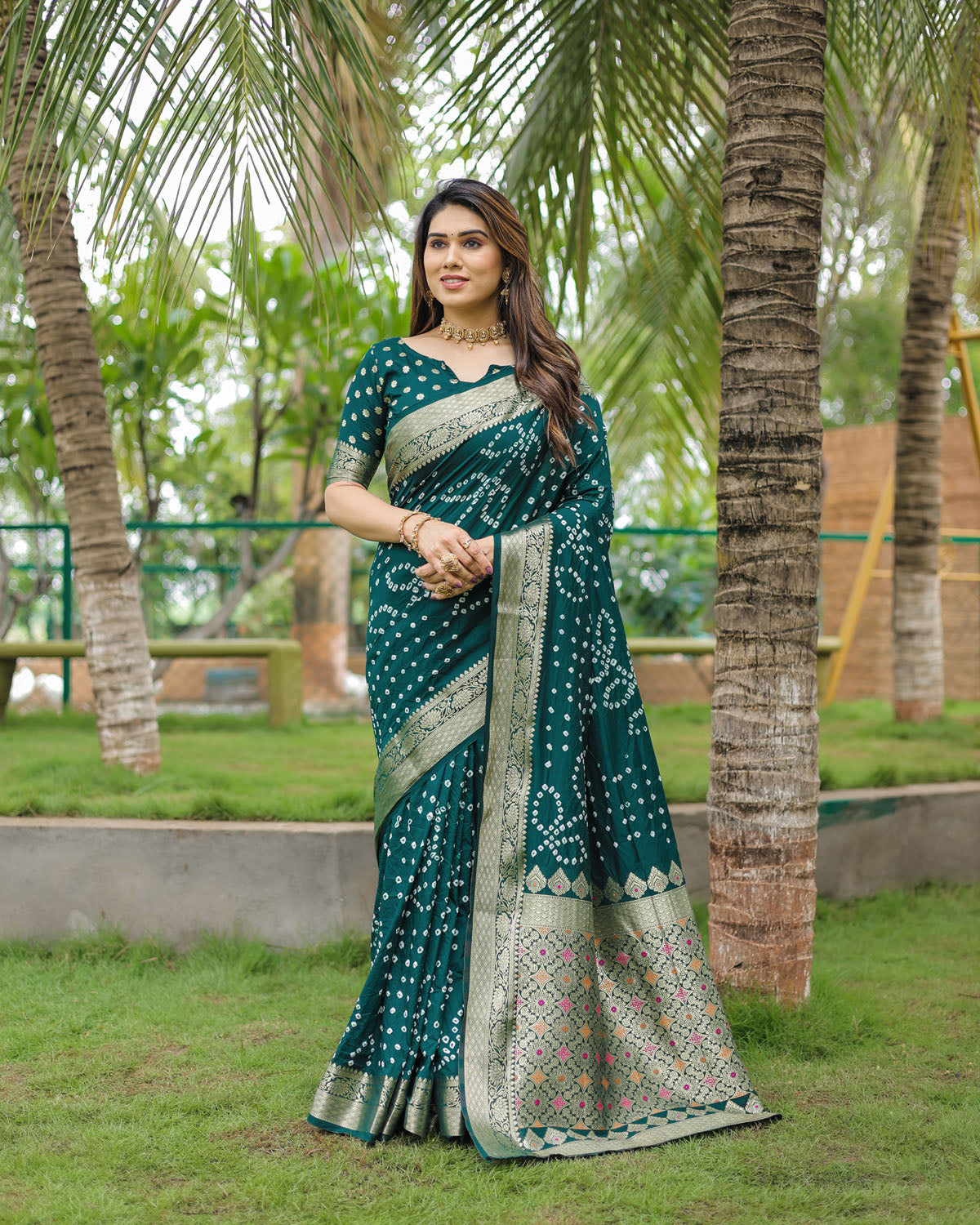 Exclusive unique designer Bandhej collection at budget range