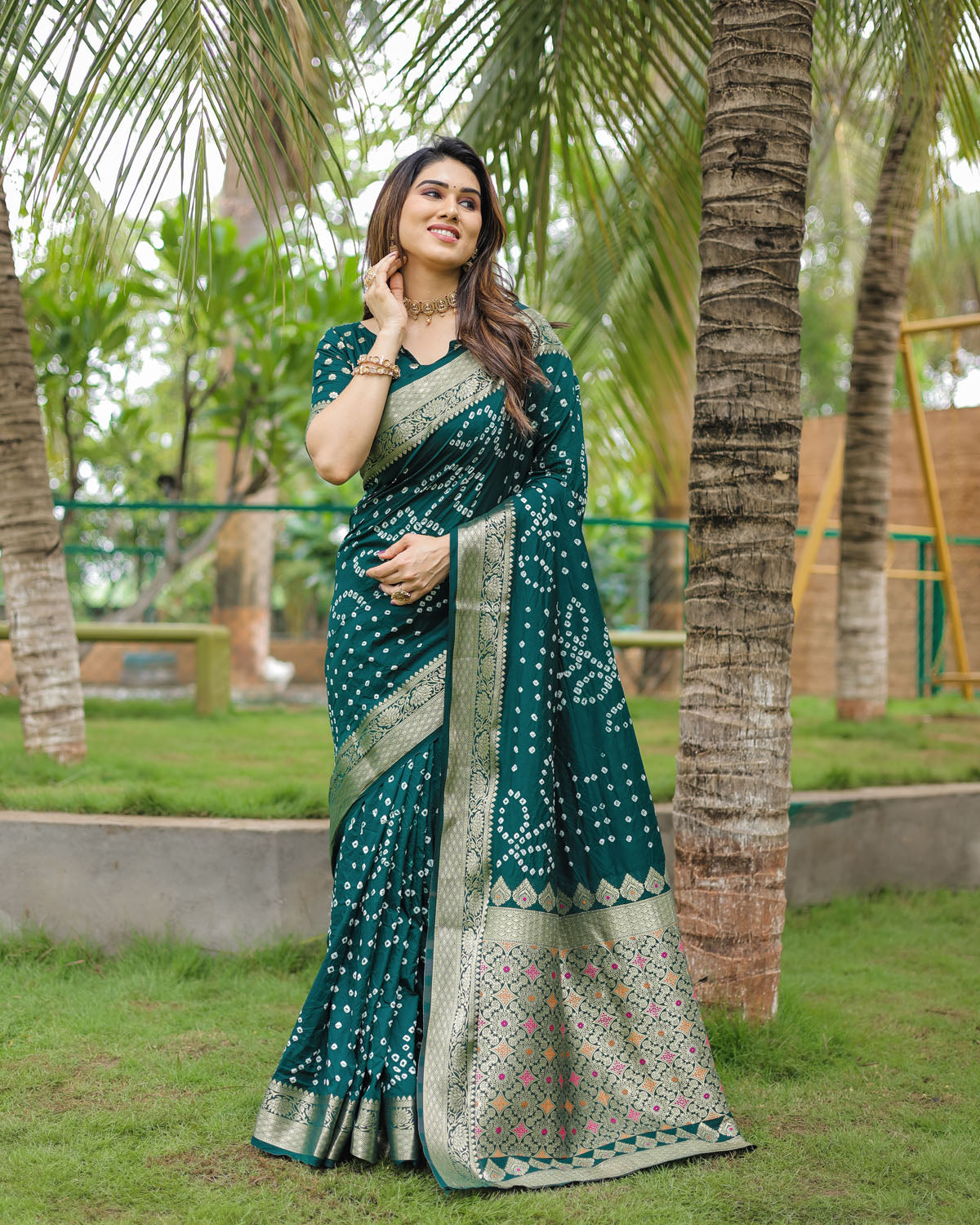 Exclusive unique designer Bandhej collection at budget range