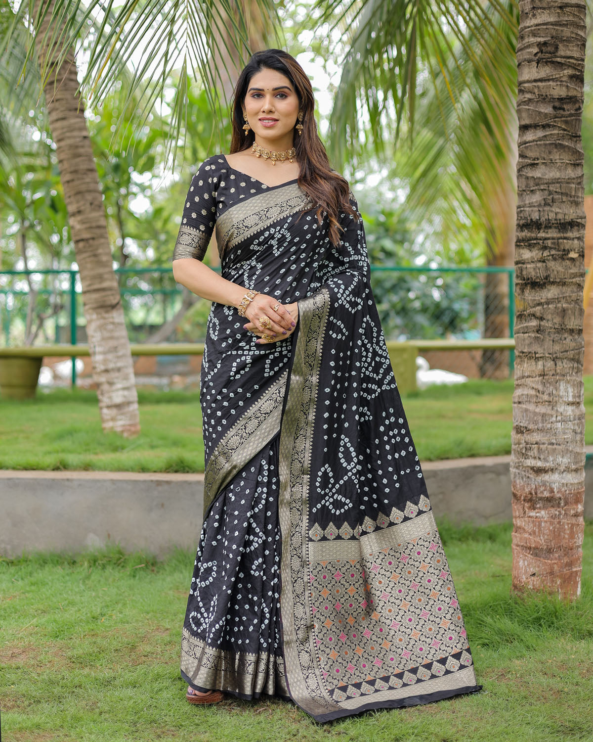 Exclusive unique designer Bandhej collection at budget range