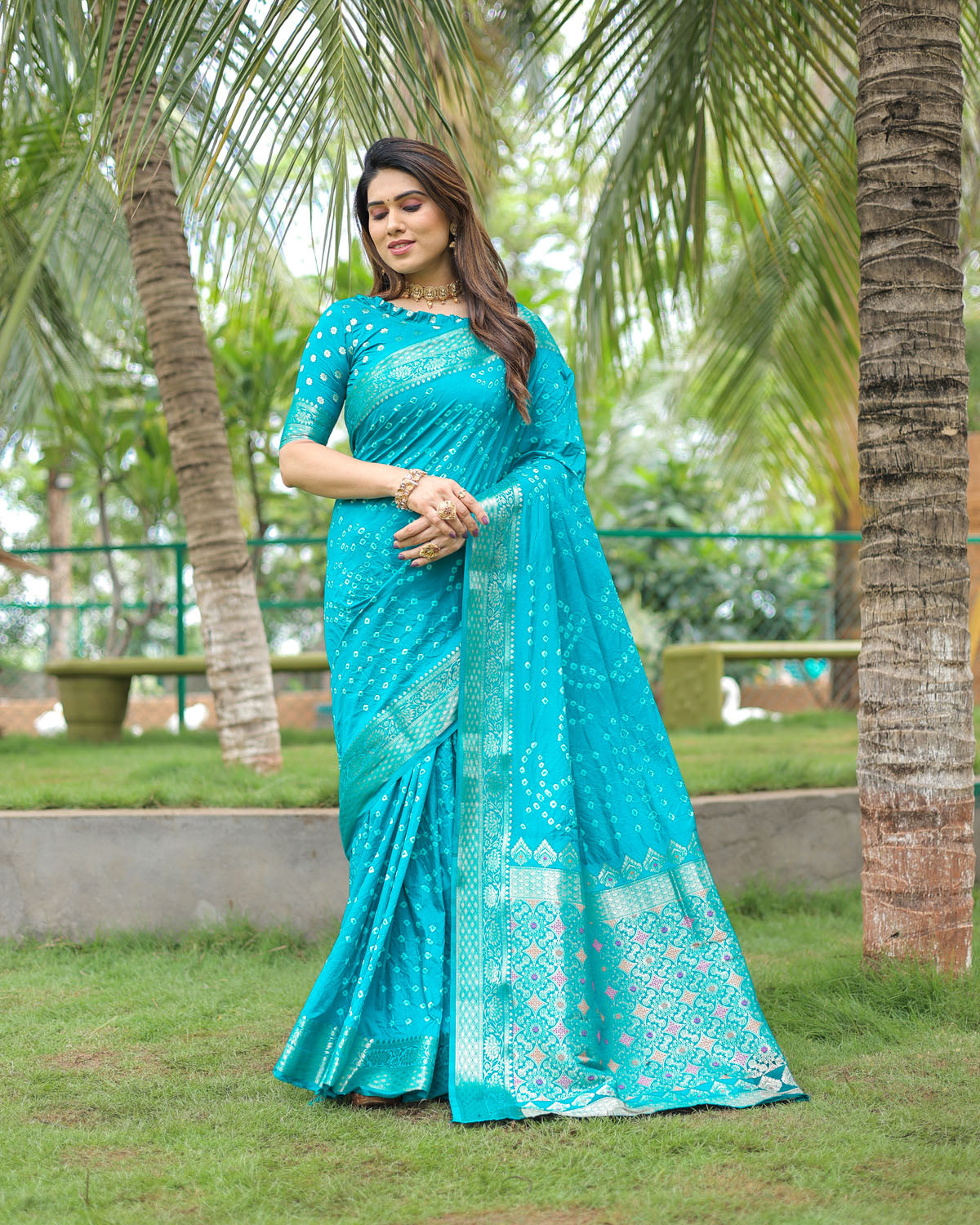 Exclusive unique designer Bandhej collection at budget range