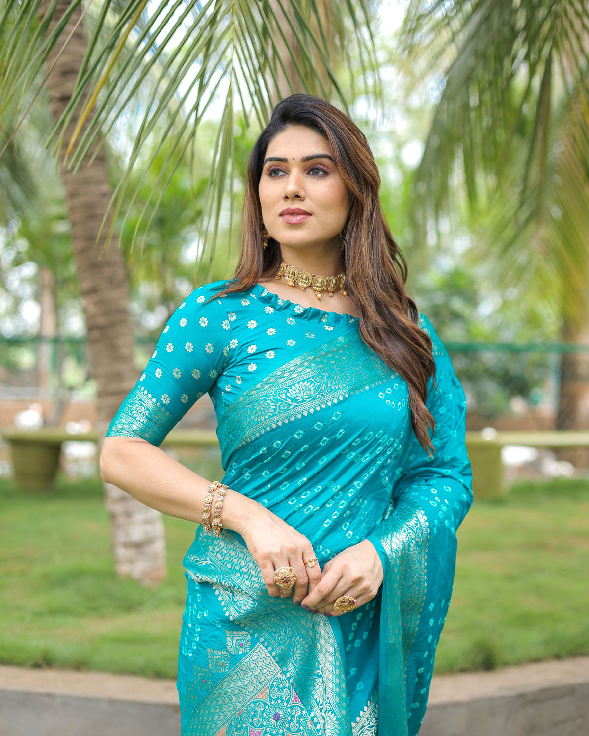 Exclusive unique designer Bandhej collection at budget range