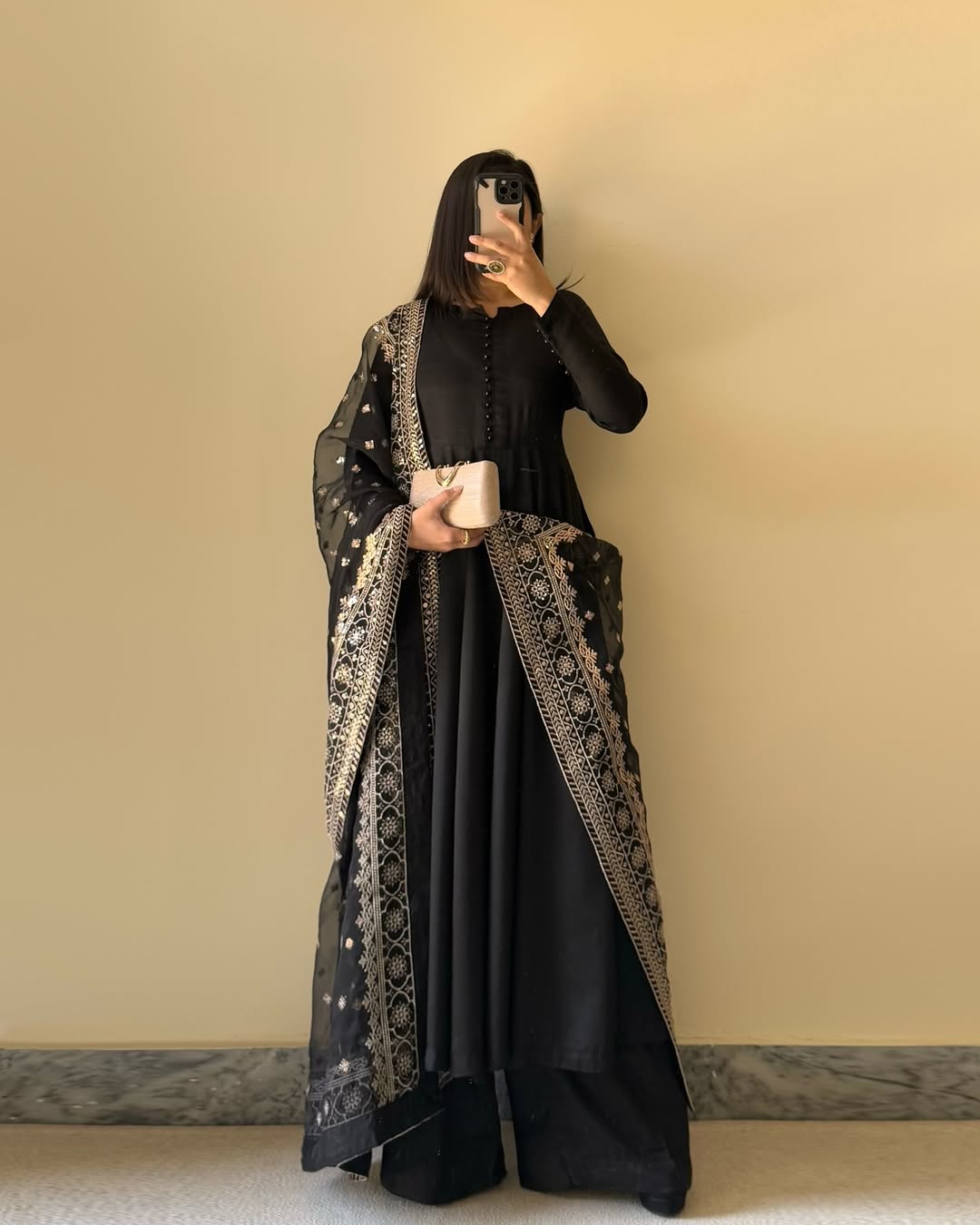 PRESENTING NEW BEAUTIFUL PURE FOX GEORGETTE FABRIC KURTA AND PENT WITH DUPPTA SET