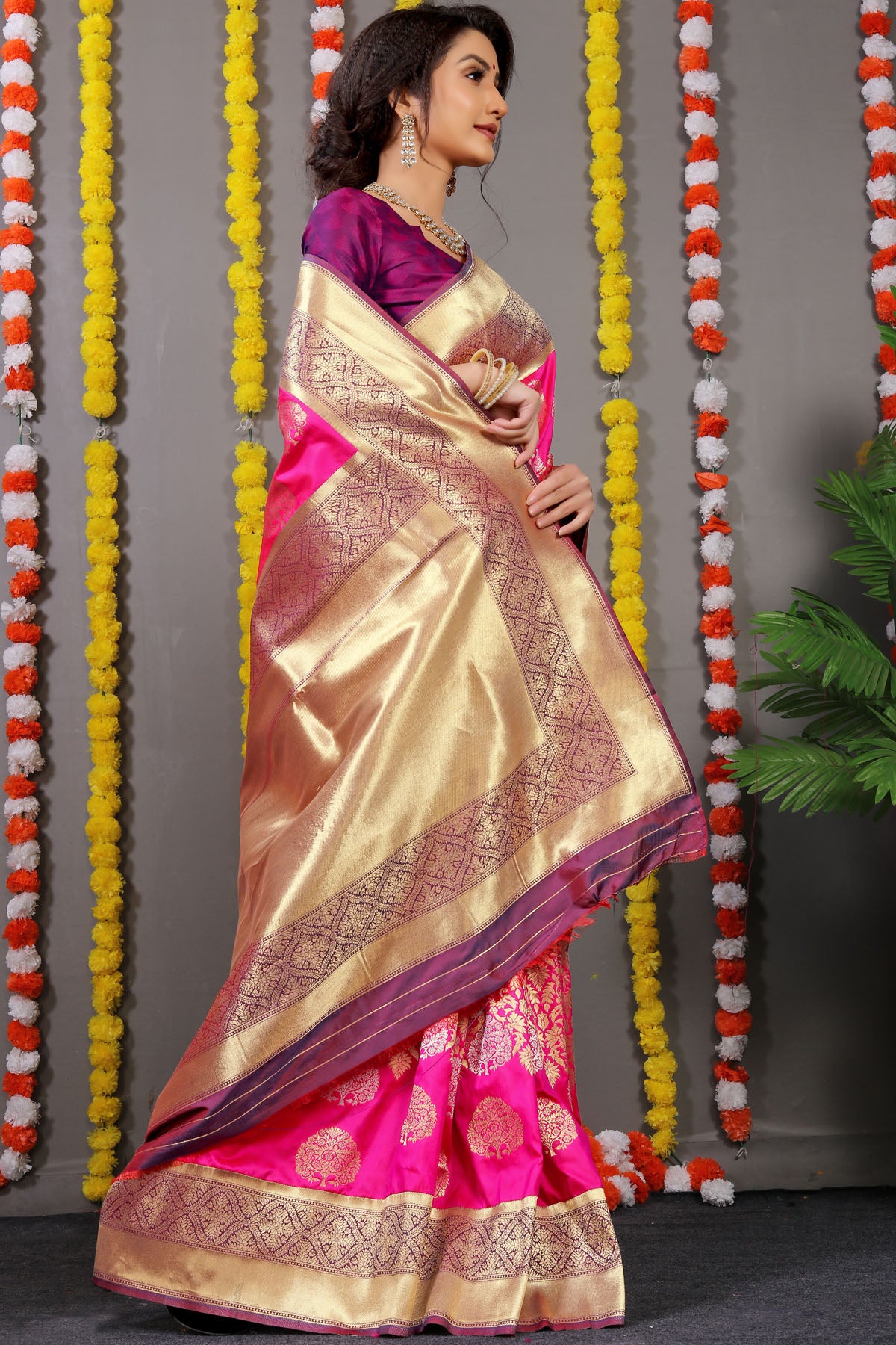 Mayuri Jacquard Pattern Kanchipuram Pure Silk Saree