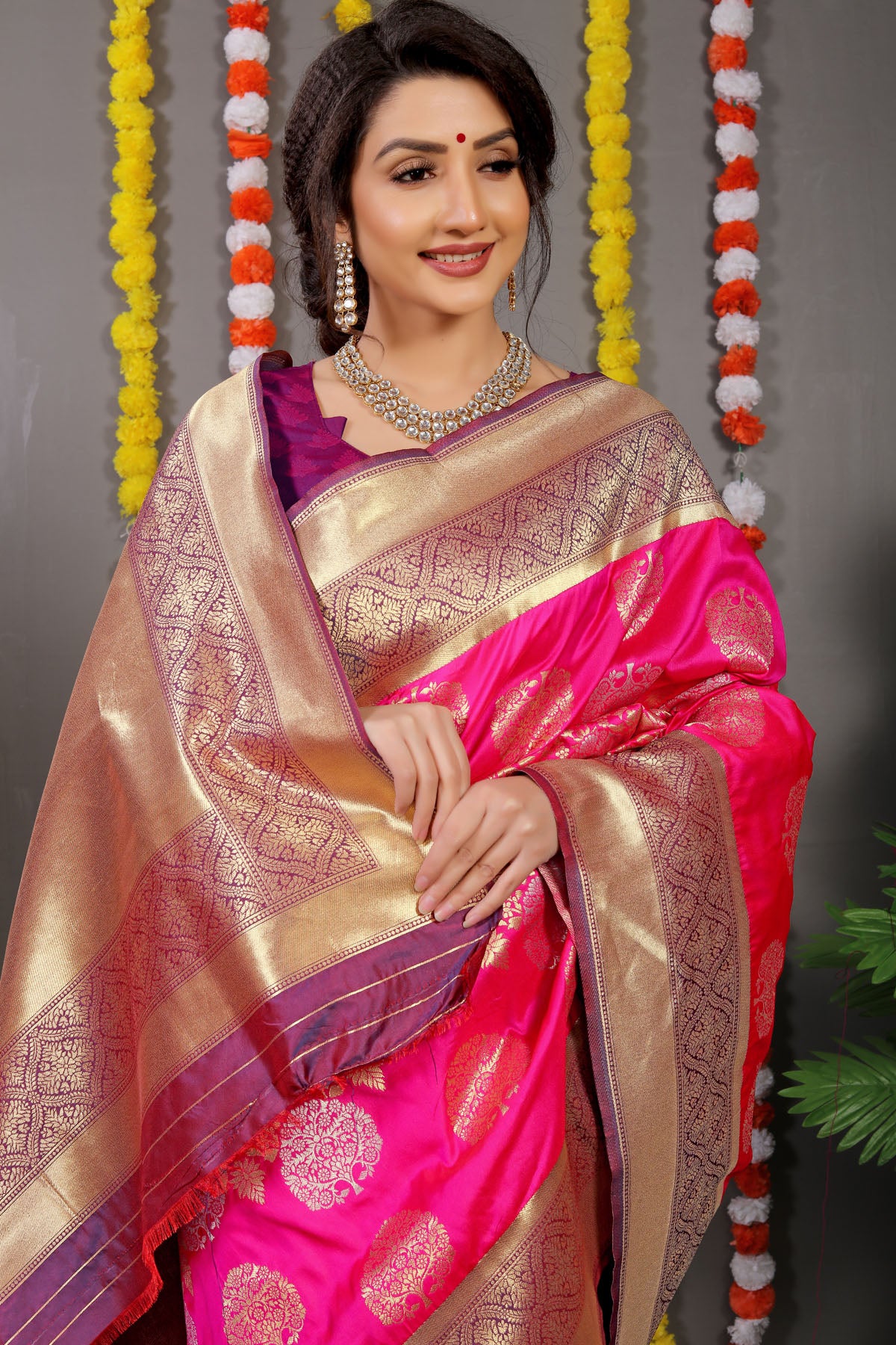 Mayuri Jacquard Pattern Kanchipuram Pure Silk Saree