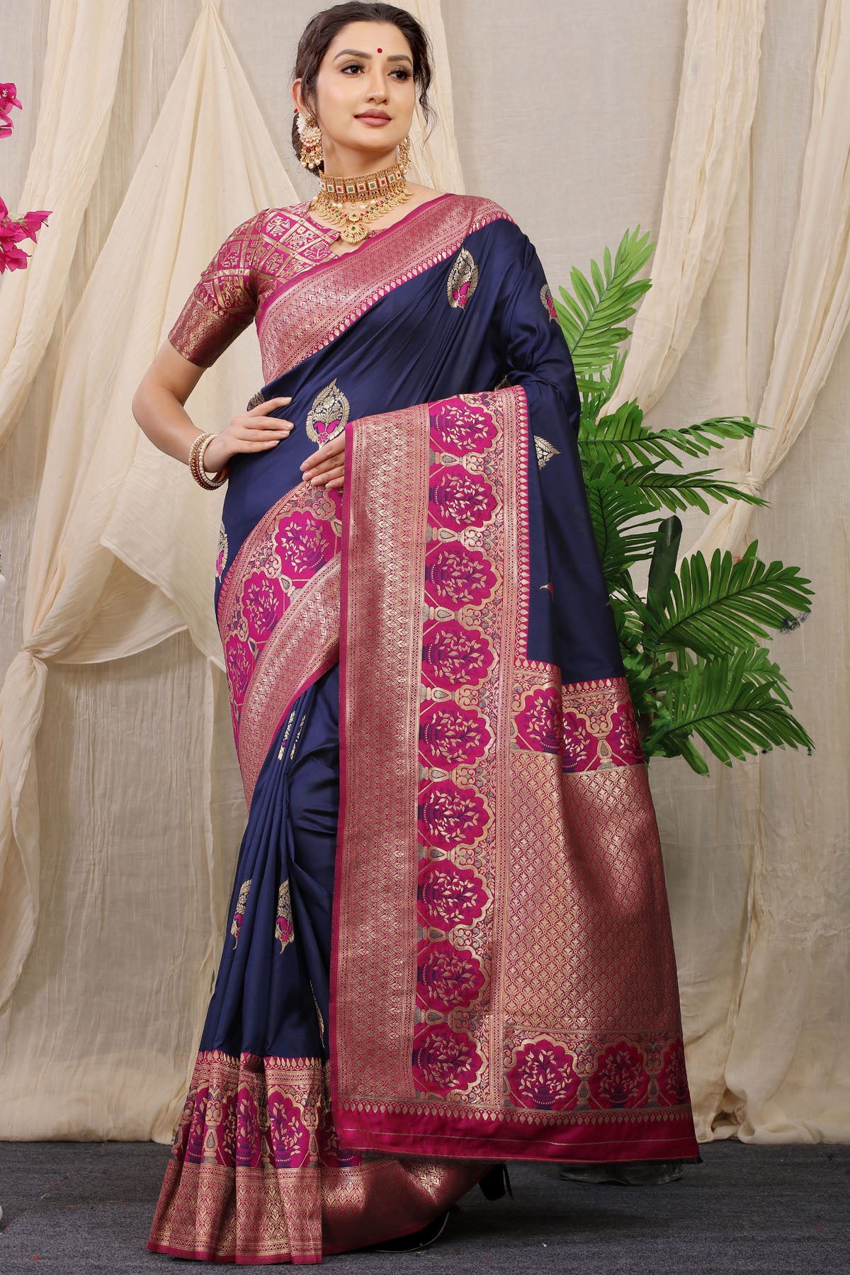 Jasmin Jacquard Pattern Kanchipuram Pure Silk Saree