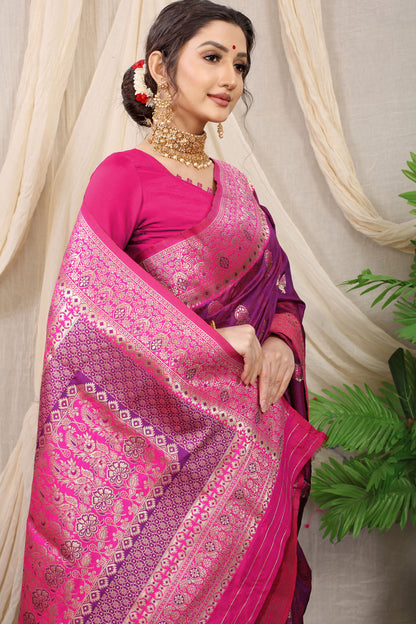 Kritika Jacquard Pattern Kanchipuram Pure Silk Saree