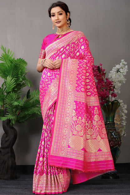 Mansi Jacquard Pattern Kanchipuram Pure Silk Saree