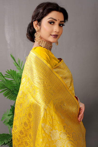 Mansi Jacquard Pattern Kanchipuram Pure Silk Saree