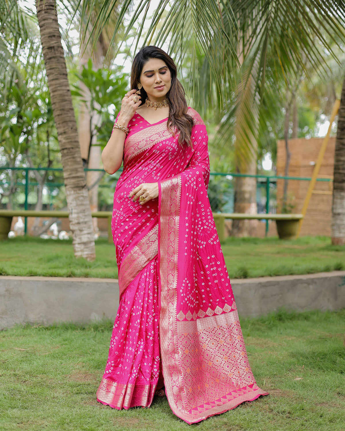 Exclusive unique designer Bandhej collection at budget range
