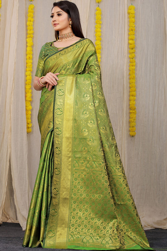 Vani Jacquard Pattern Kanchipuram Pure Silk Saree