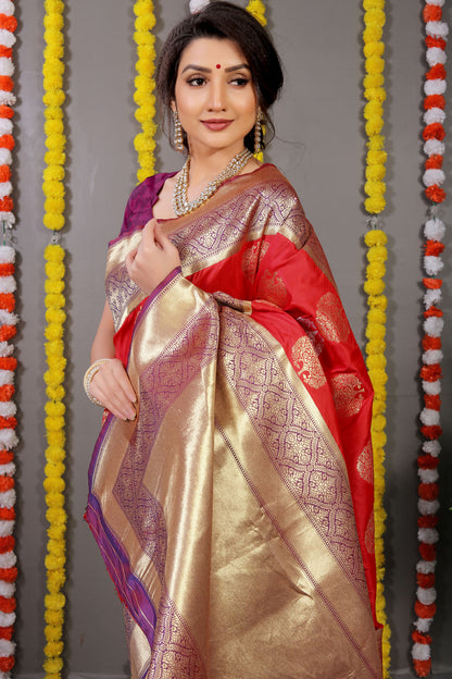 Mayuri Jacquard Pattern Kanchipuram Pure Silk Saree